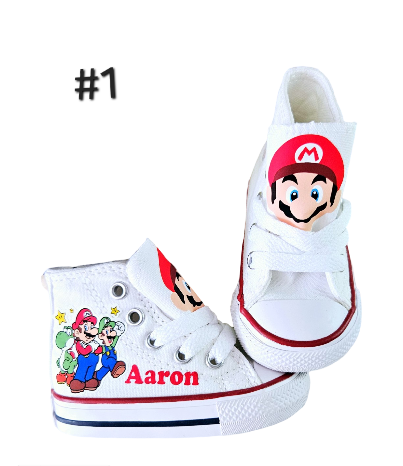 mario bros tenis brithday-cumpleanos