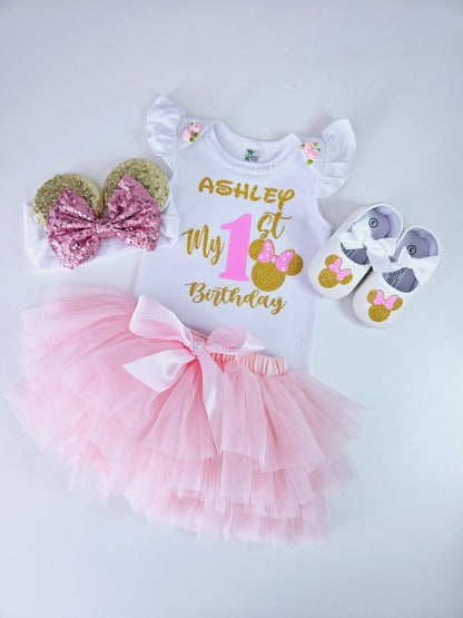 OUTFIT PARA NIÑA DE 1 A 2 AÑOS "